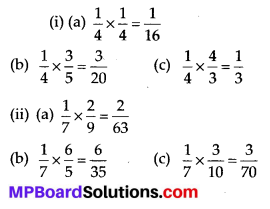 MP Board Class 7th Maths Solutions Chapter 2 Fractions and Decimals Ex 2.3 2