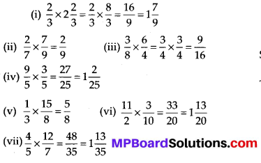 MP Board Class 7th Maths Solutions Chapter 2 Fractions and Decimals Ex 2.3 4