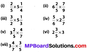 MP Board Class 7th Maths Solutions Chapter 2 Fractions and Decimals Ex 2.3 5