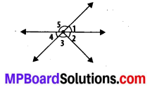 MP Board Class 7th Maths Solutions Chapter 5 Lines and Angles Ex 5.1 5