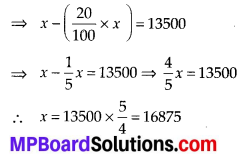 MP Board Class 7th Maths Solutions Chapter 8 Comparing Quantities Ex 8.3 8