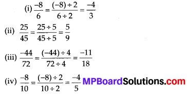 MP Board Class 7th Maths Solutions Chapter 9 Rational Numbers Ex 9.1 26