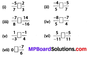MP Board Class 7th Maths Solutions Chapter 9 Rational Numbers Ex 9.1 27