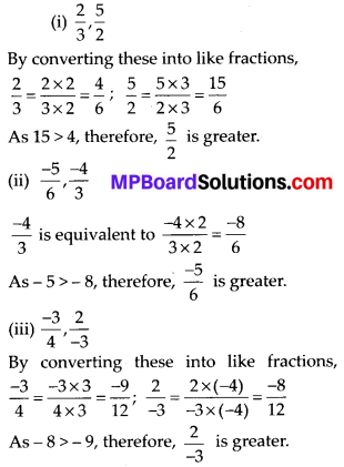 MP Board Class 7th Maths Solutions Chapter 9 Rational Numbers Ex 9.1 31