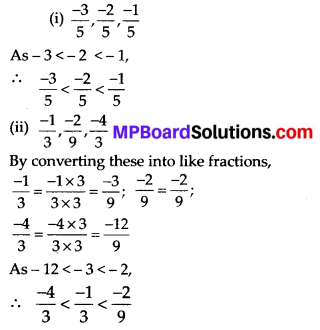 MP Board Class 7th Maths Solutions Chapter 9 Rational Numbers Ex 9.1 34