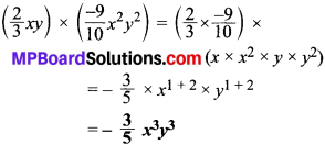 MP Board Class 8th Maths Solutions Chapter 9 बीजीय व्यंजक एवं सर्वसमिकाएँ Ex 9.3 img-2