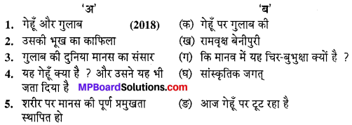 MP Board Class 10th Hindi Navneet Solutions गद्य Chapter 4 गेहूँ और गुलाब img-1