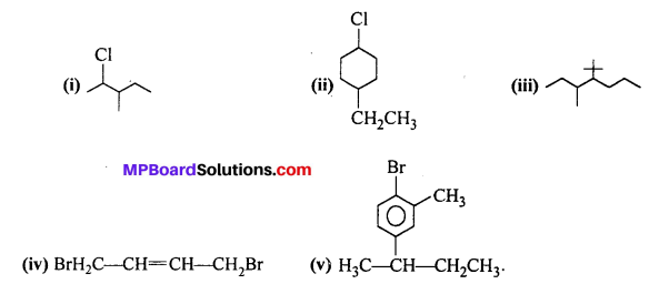 MP Board Class 12th Chemistry Solutions Chapter 10 Haloalkanes and Haloarenes 1