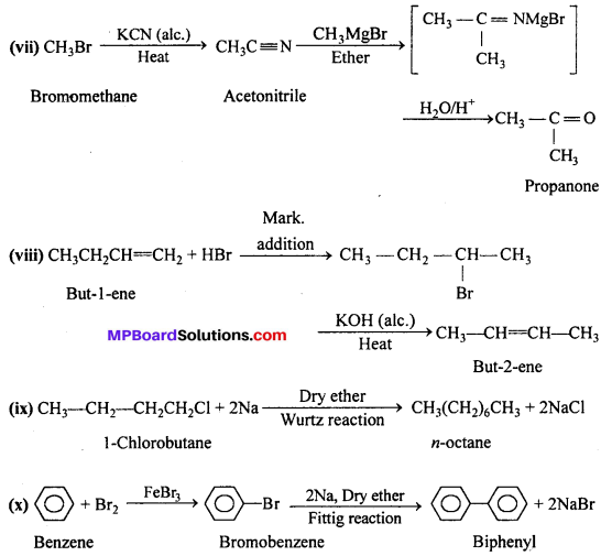 MP Board Class 12th Chemistry Solutions Chapter 10 Haloalkanes and Haloarenes 33