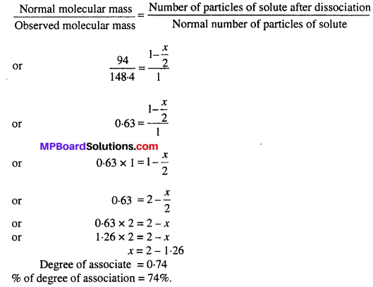 MP Board Class 12th Chemistry Solutions Chapter 2 Solutions 100