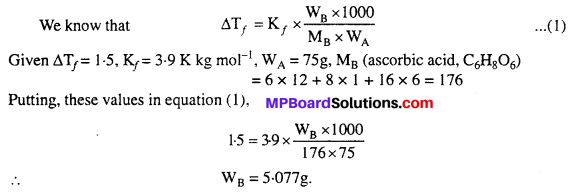 MP Board Class 12th Chemistry Solutions Chapter 2 Solutions 11