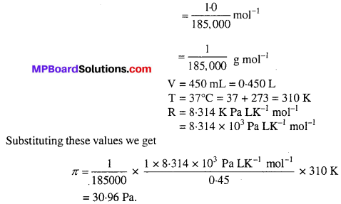 MP Board Class 12th Chemistry Solutions Chapter 2 Solutions 12