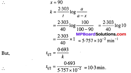 MP Board Class 12th Chemistry Solutions Chapter 4 Chemical Kinetics 88