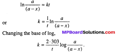 MP Board Class 12th Chemistry Solutions Chapter 4 Chemical Kinetics 98