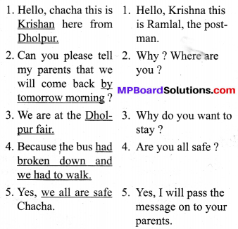 MP Board Class 7th General English Chapter 12 One Way Ticket-I 3