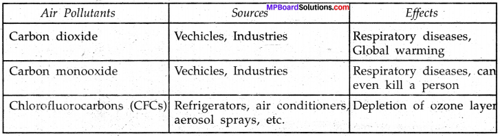 MP Board Class 8th Science Solutions Chapter 18 Pollution of Air and Water 2