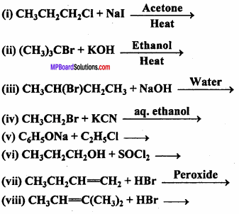 MP Board Class 12th Chemistry Important Questions Chapter 10 Haloalkanes and Haloarenes 30