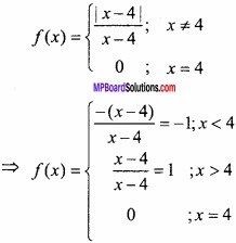 MP Board Class 12th Maths Important Questions Chapter 5A Continuity and Differentiability
