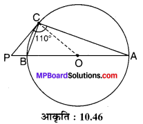 MP Board Class 10th Maths Solutions Chapter 10 वृत्त Additional Questions 31