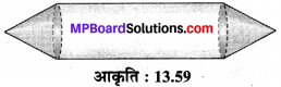 MP Board Class 10th Maths Solutions Chapter 13 पृष्ठीय क्षेत्रफल एवं आयतन Additional Questions 44