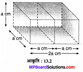 MP Board Class 10th Maths Solutions Chapter 13 पृष्ठीय क्षेत्रफल एवं आयतन Ex 13.1 1