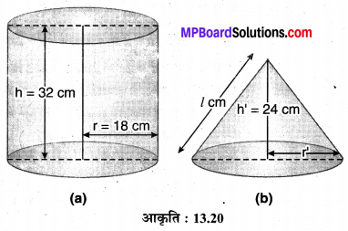 MP Board Class 10th Maths Solutions Chapter 13 पृष्ठीय क्षेत्रफल एवं आयतन Ex 13.3 7