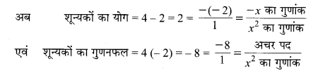 MP Board Class 10th Maths Solutions Chapter 2 बहुपद Ex 2.2 1