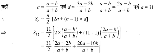 MP Board Class 10th Maths Solutions Chapter 5 समान्तर श्रेढ़ियाँ Additional Questions 13