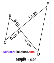 MP Board Class 10th Maths Solutions Chapter 6 त्रिभुज Additional Questions 36