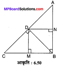 MP Board Class 10th Maths Solutions Chapter 6 त्रिभुज Ex 6.6 4