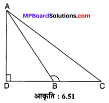 MP Board Class 10th Maths Solutions Chapter 6 त्रिभुज Ex 6.6 5
