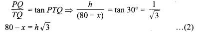 MP Board Class 10th Maths Solutions Chapter 9 त्रिकोणमिति के कुछ अनुप्रयोग Ex 9.1 29
