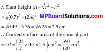 MP Board Class 10th Maths Solutions Chapter 13 Surface Areas and Volumes Ex 13.1 14