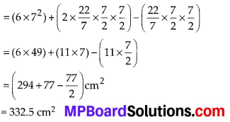 MP Board Class 10th Maths Solutions Chapter 13 Surface Areas and Volumes Ex 13.1 5