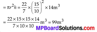 MP Board Class 10th Maths Solutions Chapter 13 Surface Areas and Volumes Ex 13.3 3