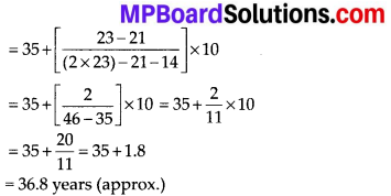 MP Board Class 10th Maths Solutions Chapter 14 Statistics Ex 14.2 2
