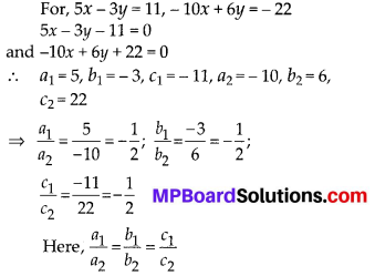 MP Board Class 10th Maths Solutions Chapter 3 Pair of Linear Equations in Two Variables Ex 3.2 12