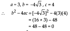 MP Board Class 10th Maths Solutions Chapter 4 Quadratic Equations Ex 4.4 1