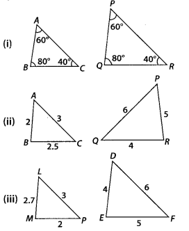 MP Board Class 10th Maths Solutions Chapter 6 Triangles Ex 6.3 1