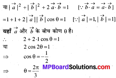 MP Board Class 12th Maths Book Solutions Chapter 10 सदिश बीजगणित विविध प्रश्नावली 28