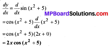 MP Board Class 12th Maths Book Solutions Chapter 5 सांतत्य तथा अवकलनीयता Ex 5.2 1
