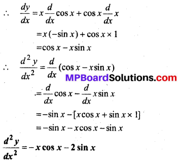 MP Board Class 12th Maths Book Solutions Chapter 5 सांतत्य तथा अवकलनीयता Ex 5.7 4