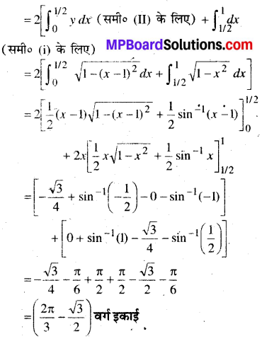 MP Board Class 12th Maths Book Solutions Chapter 8 समाकलनों के अनुप्रयोग Ex 8.2 4