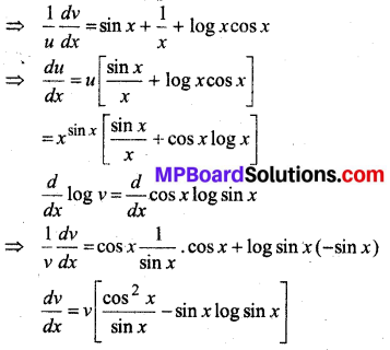 MP Board Class 12th Maths Solutions Chapter 5 सांतत्य तथा अवकलनीयता Ex 5.4 26