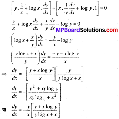 MP Board Class 12th Maths Solutions Chapter 5 सांतत्य तथा अवकलनीयता Ex 5.4 34