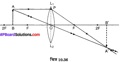 MP Board Class 10th Science Solutions Chapter 10 प्रकाश-परावर्तन तथा अपवर्तन 64