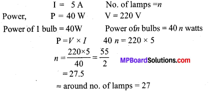 MP Board Class 10th Science Solutions Chapter 13 Magnetic Effects of Electric Current 10