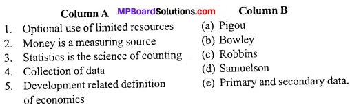 MP Board Class 11th Economics Important Questions Unit 1 Statistics for Economics Introduction img 1