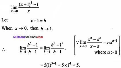 MP Board Class 11th Maths Important Questions Chapter 13 Limits and Derivatives 16