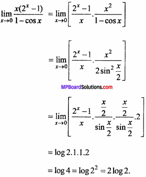 MP Board Class 11th Maths Important Questions Chapter 13 Limits and Derivatives 22